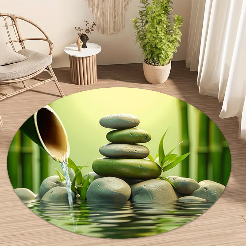 Tappeto Rotondo Zen in Bambù e - Spa Wellness Yoga recensione e prezzo