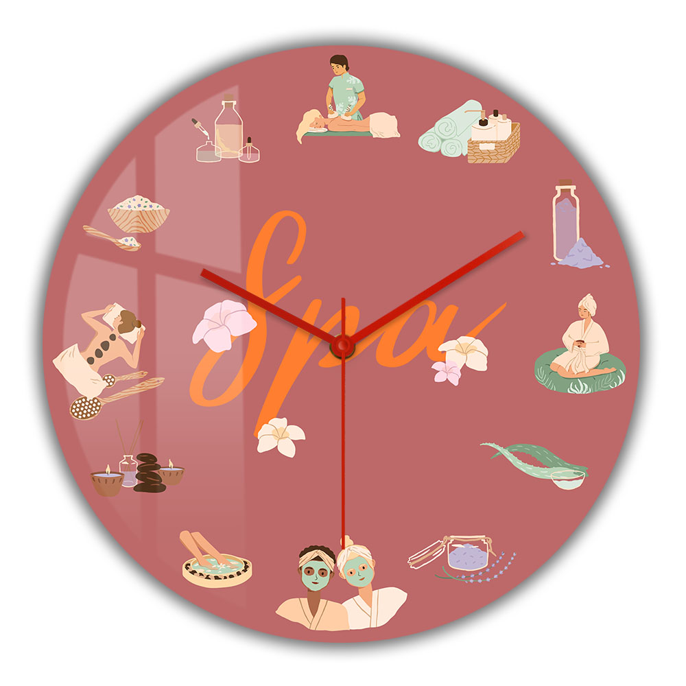 Orologio da Parete Silenzioso  - Spa Wellness And Beauty recensione e prezzo