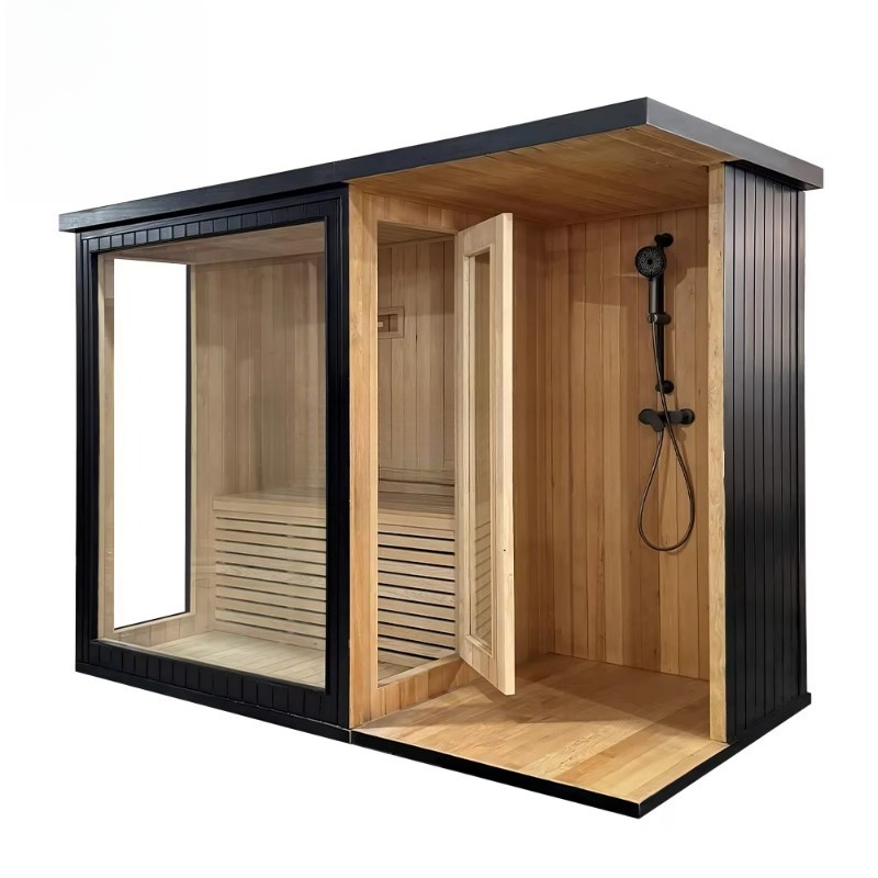 Sauna Esterna di Lusso Combo S - Spa Wellness Luxury recensione e prezzo