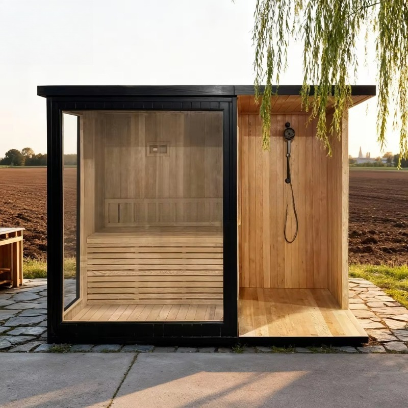 Sauna Esterna di Lusso Combo S - Spa Wellness Luxury recensione e prezzo